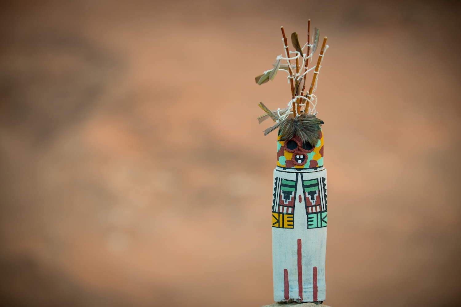 A Hopi tihu, or representational figurine, depicting Masau’u.